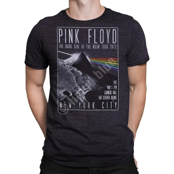 Liquid Blue TriBlend TShirt Men Dark Side Live Dark Heather TriBlend TShirt