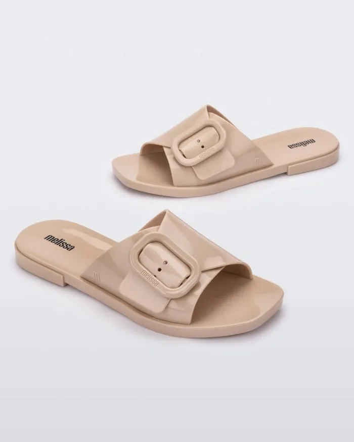 Lisie Beige Women Melissa Slides