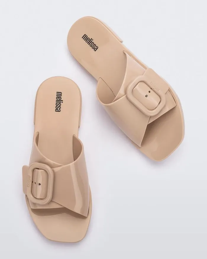 Lisie Beige Women Melissa Slides