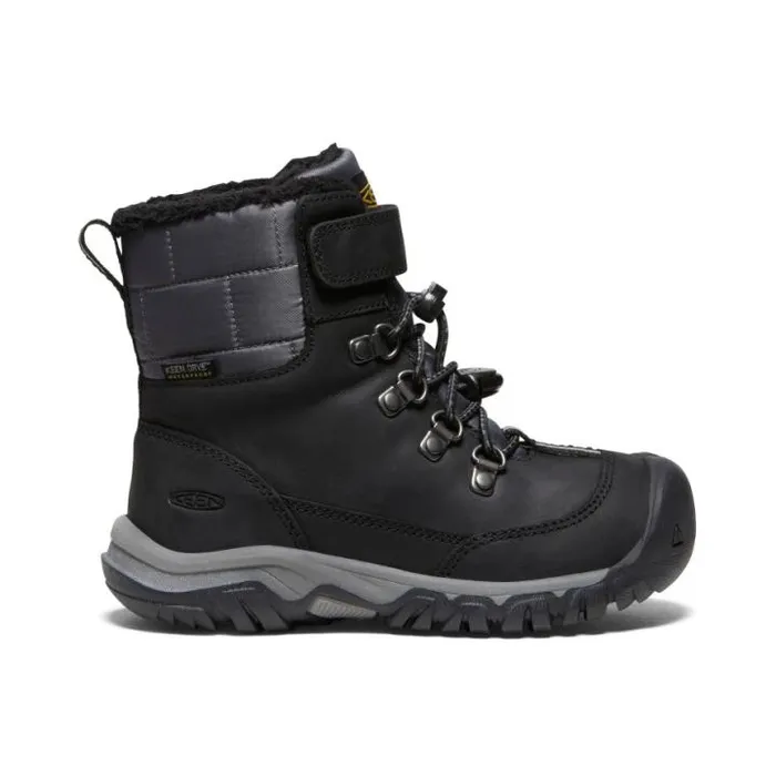 Little Kids039 Kanibou Waterproof Black Leather Tall Boot Kids KEEN Winter