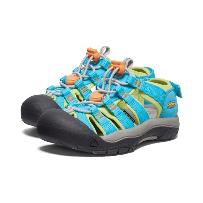 Little Kids039 Newport Boundless Blue AtollDaiquiri Green Sandal Kids KEEN Little Kids