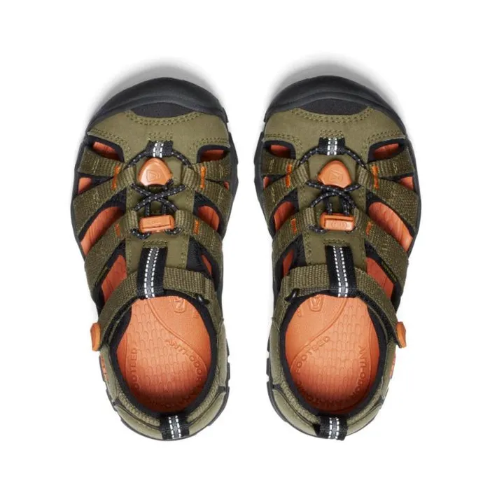 Little Kids039 Seacamp II CNX Dark OliveGold Flame Sandal Kids KEEN Playground Little Kids039 Seacamp II CNX Dark OliveGold Flame Sandal Kids KEEN Playground