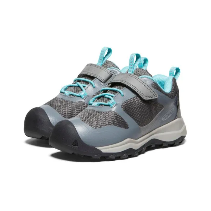 Little Kids039 Wanduro Low Waterproof Grey Leather Shoe Kids KEEN Playground