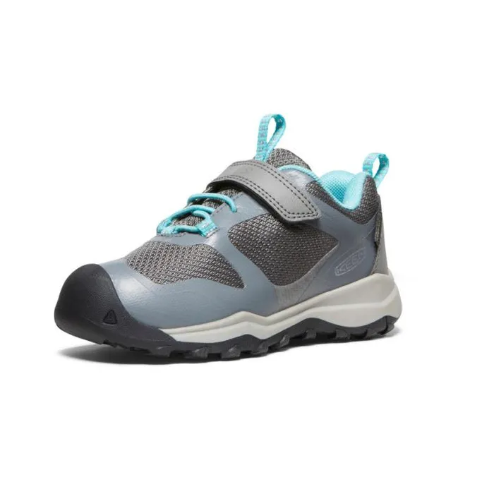 Little Kids039 Wanduro Low Waterproof Grey Leather Shoe Kids KEEN Playground