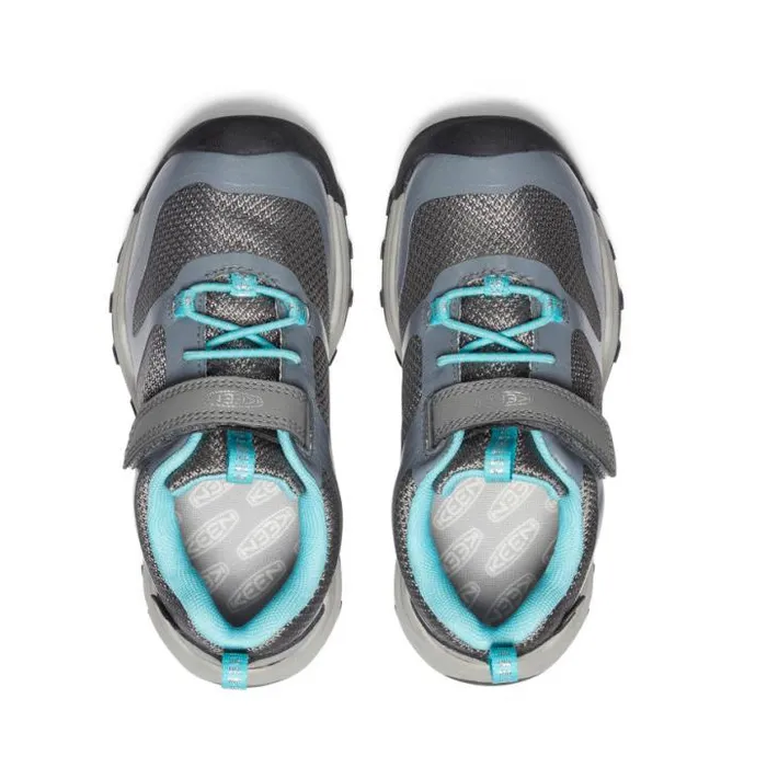 Little Kids039 Wanduro Low Waterproof Grey Leather Shoe Kids KEEN Playground
