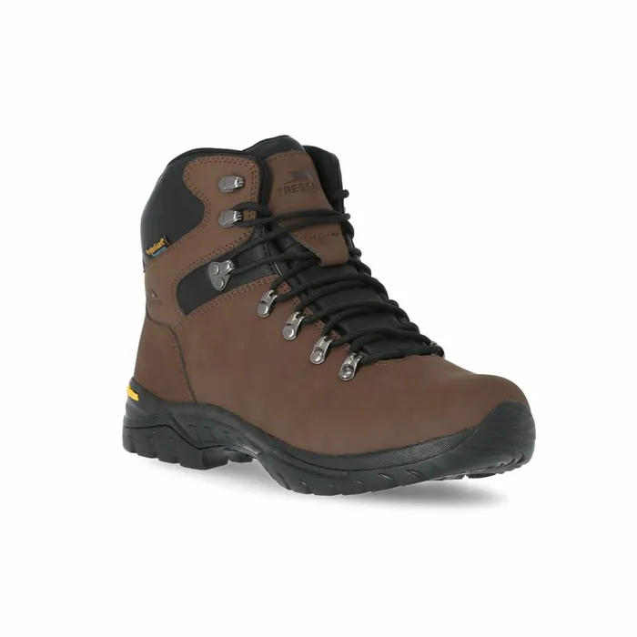 Lochlyn Vibram Walking Boots Dark Brown Men Trespass Walking Boots