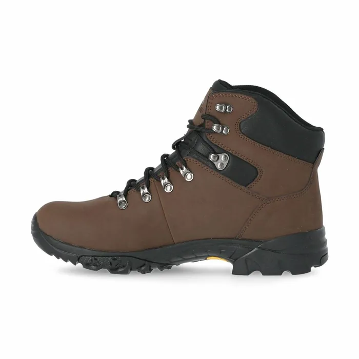 Lochlyn Vibram Walking Boots Dark Brown Men Trespass Walking Boots