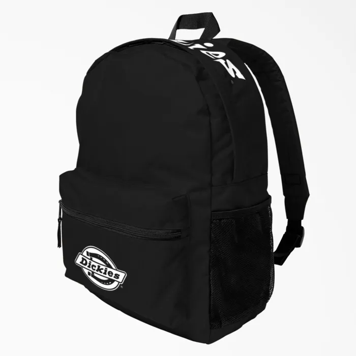 Logo Backpack Black Black bk Men Dickies Backpacks and Bags Logo Backpack Black Black bk Men Dickies Backpacks and Bags