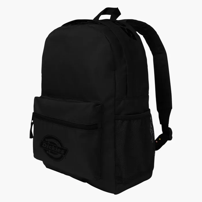 Logo Backpack Black W Black Logo Black W Black Logo bkbk Men Dickies Backpacks and Bags