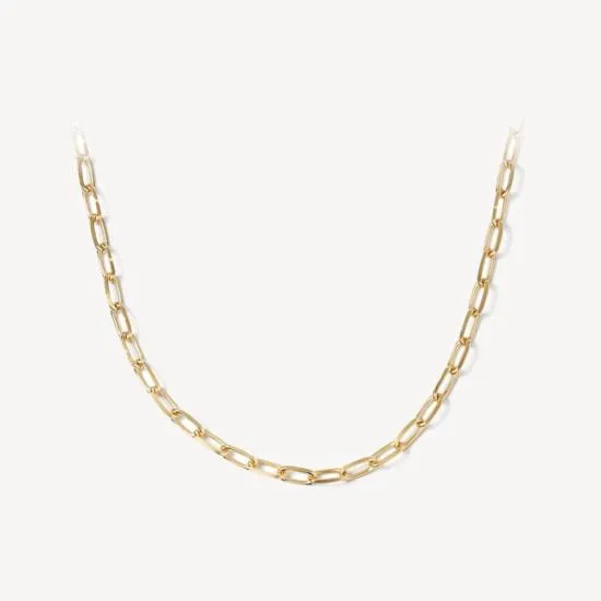 Long Chain Necklace 18ct Gold On Sterling Silver Women Aspinal Of London Necklaces Long Chain Necklace 18ct Gold On Sterling Silver Women Aspinal Of London Necklaces