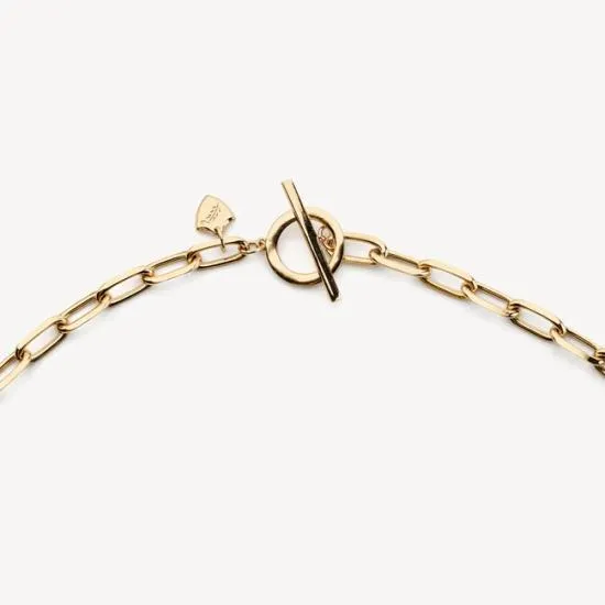 Long Chain Necklace 18ct Gold On Sterling Silver Women Aspinal Of London Necklaces