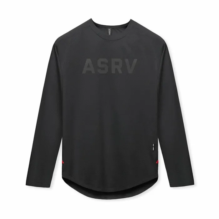 Long Sleeves Men ASRV SilverLite 20 Established Long Sleeve Black 034asrv034