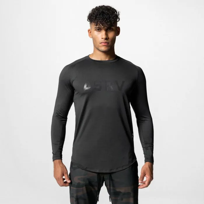 Long Sleeves Men ASRV SilverLite 20 Established Long Sleeve Black 034asrv034