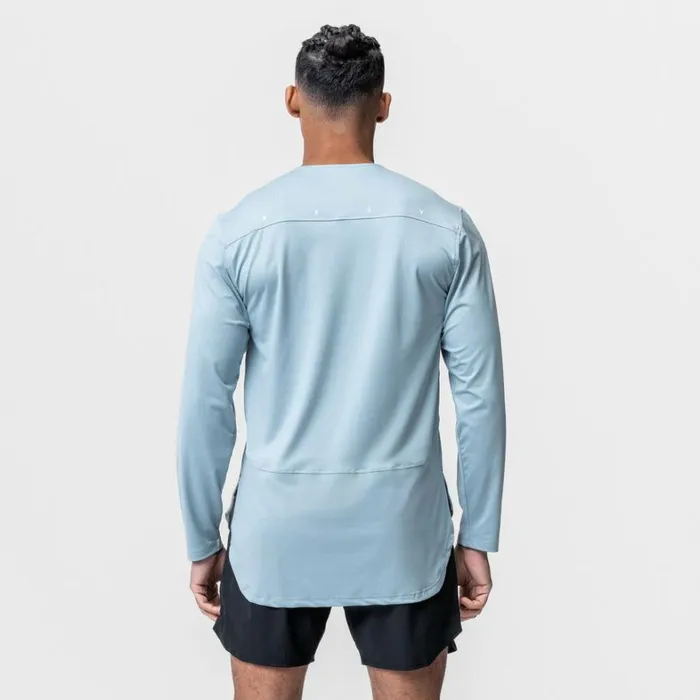Long Sleeves Men ASRV SilverLite 20 Extended Long Sleeve Light Sky