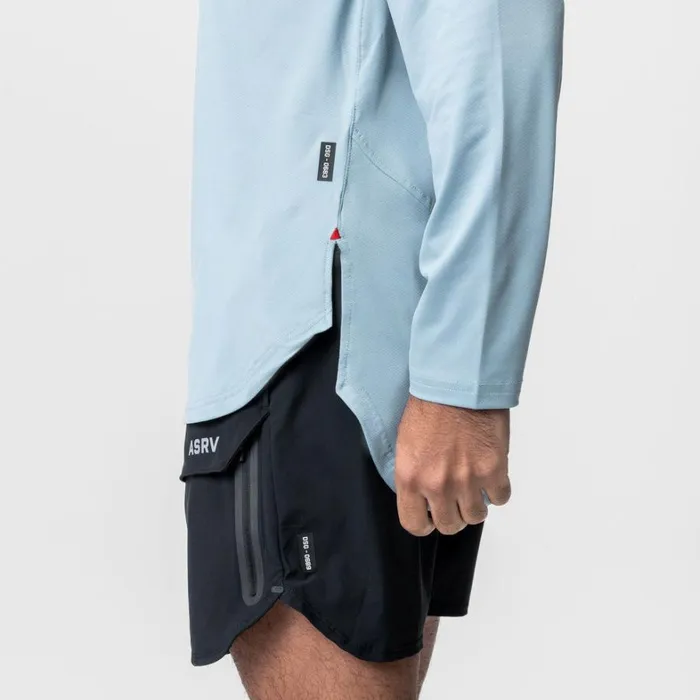Long Sleeves Men ASRV SilverLite 20 Extended Long Sleeve Light Sky