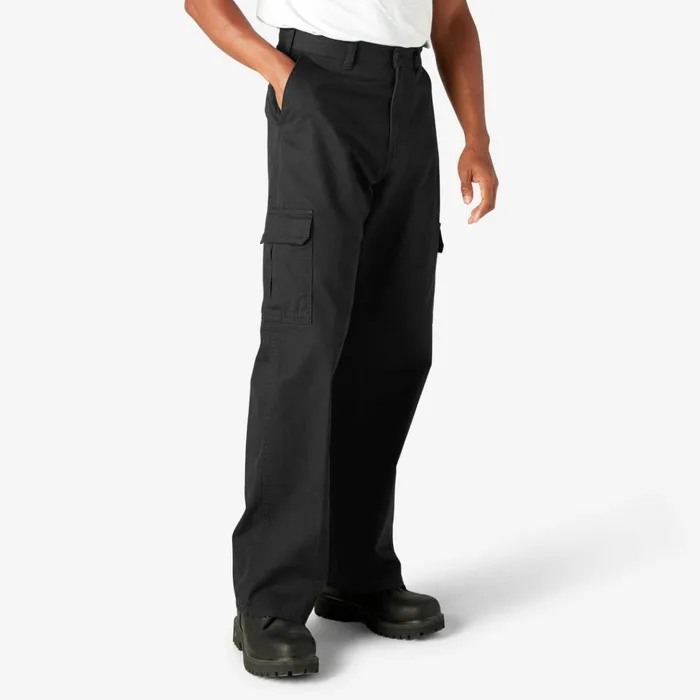 Loose Fit Cargo Pants Rinsed Black Rinsed Black rbk Men Dickies Cargo Loose Fit Cargo Pants Rinsed Black Rinsed Black rbk Men Dickies Cargo
