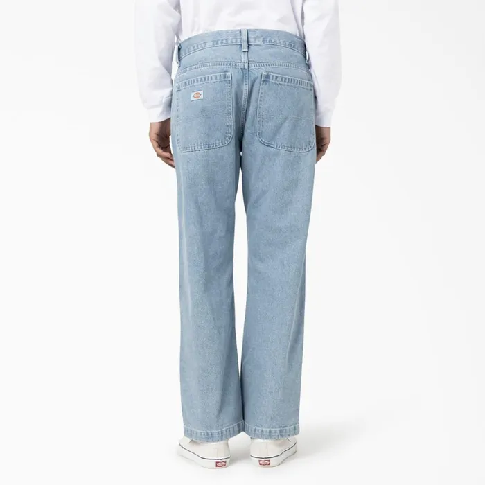 Loose Fit Double Knee Jeans Stonewashed Indigo Blue Stonewashed Indigo Blue snb Men Dickies Double Knee Loose Fit Double Knee Jeans Stonewashed Indigo Blue Stonewashed Indigo Blue snb Men Dickies Double Knee