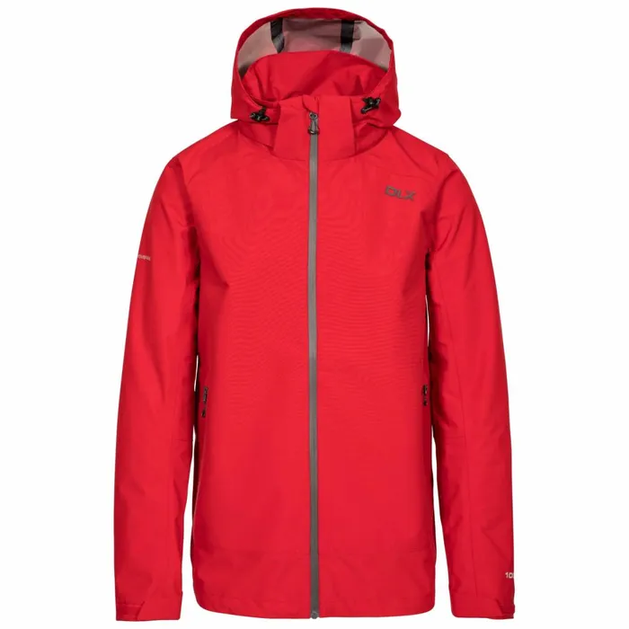 Lozano DLX Waterproof Jacket Red Men Trespass Waterproof Jackets