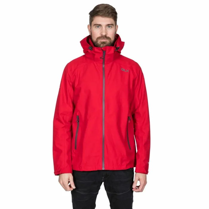 Lozano DLX Waterproof Jacket Red Men Trespass Waterproof Jackets