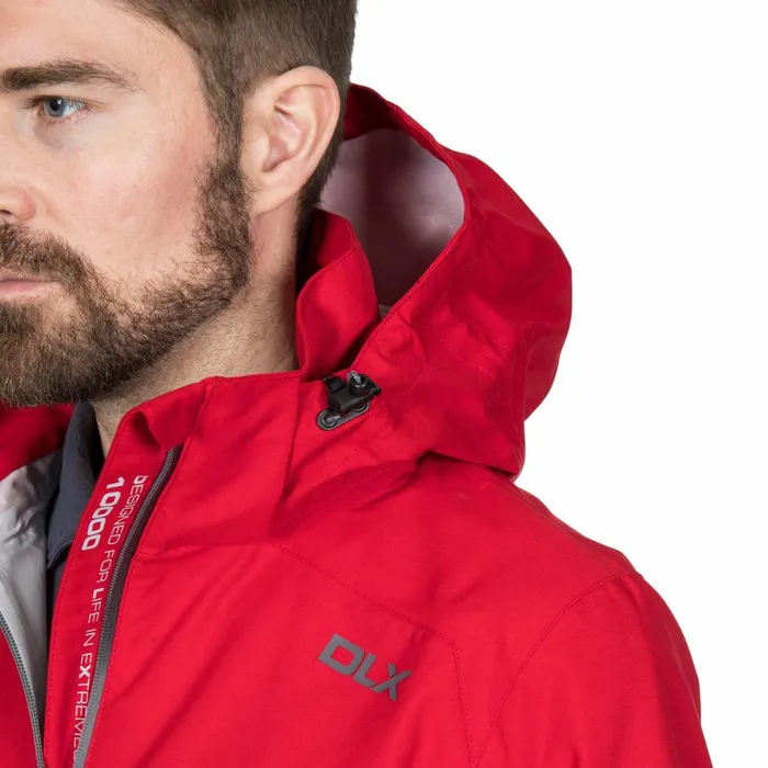 Lozano DLX Waterproof Jacket Red Men Trespass Waterproof Jackets
