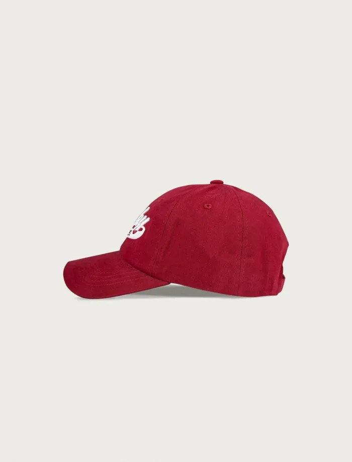 Lucky 1990 Embroidered Dad Hat Dark Red Men Lucky Brand Hats