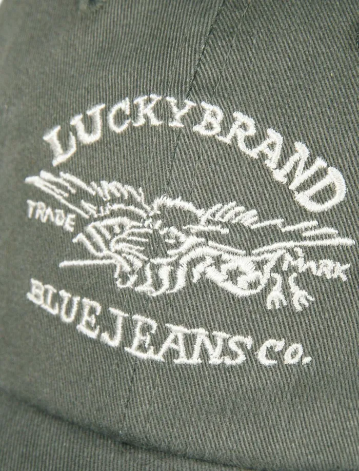 Lucky Blue Jeans Co Emb Dad Hat Bright Green Women Lucky Brand Hats