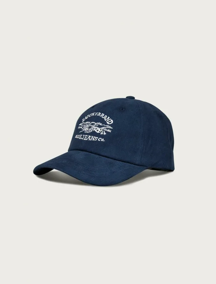 Lucky Blue Jeans Co Emb Dad Hat Dark Blue Women Lucky Brand Hats