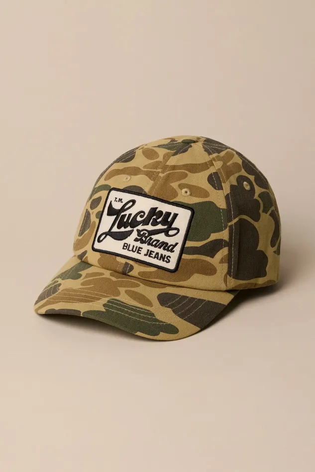 Lucky Brand Patch Camo Cap Multi Women Lucky Brand Hats