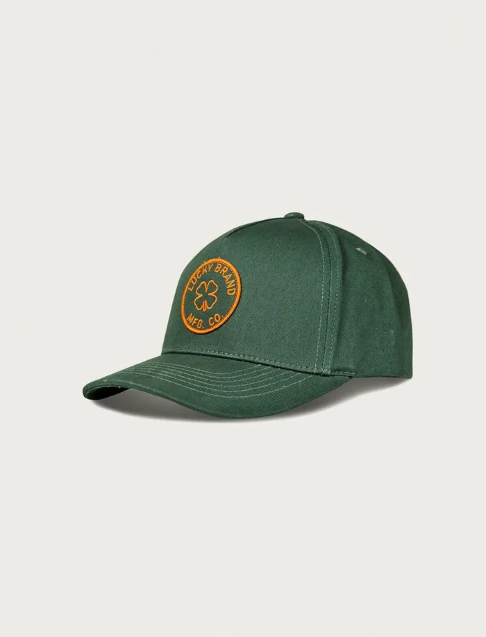 Lucky Mfg Co Patch Hat Open Green Men Lucky Brand Hats