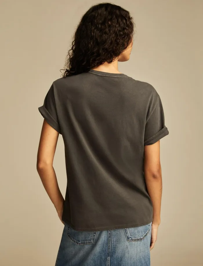 Lucky You Lucky Me Classic Crew Phantom Women Lucky Brand Graphic Tees