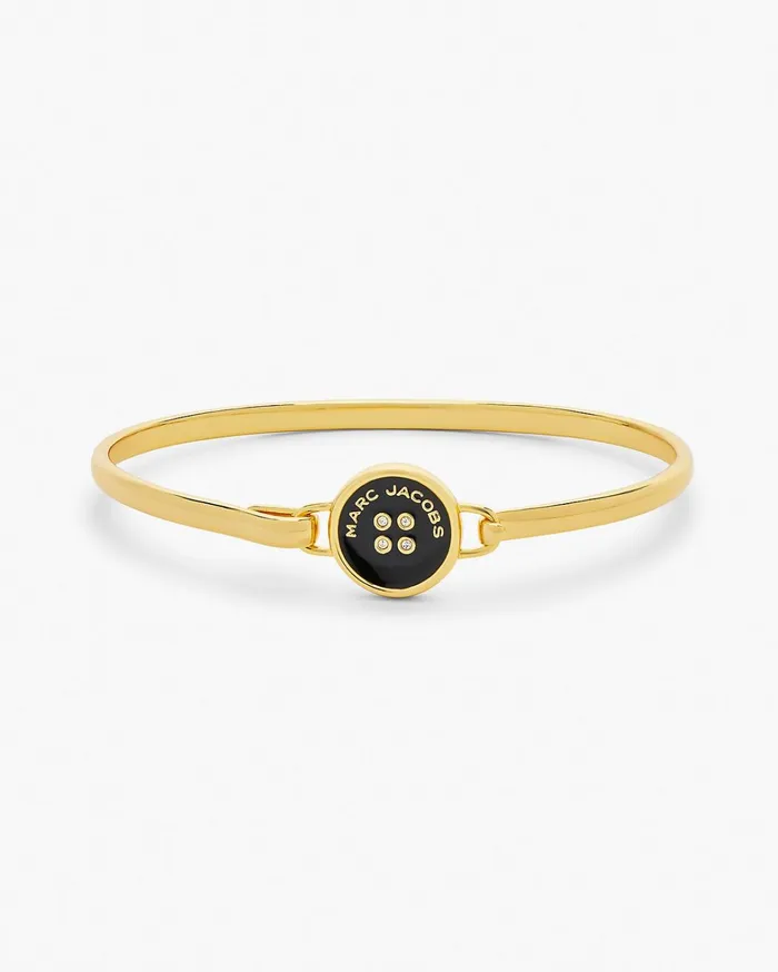 Marc Jacobs Bracelets Women The Button Hinge Bracelet Goldblack