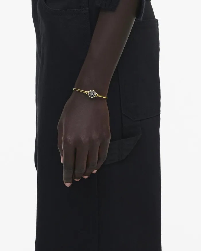 Marc Jacobs Bracelets Women The Button Hinge Bracelet Goldblack