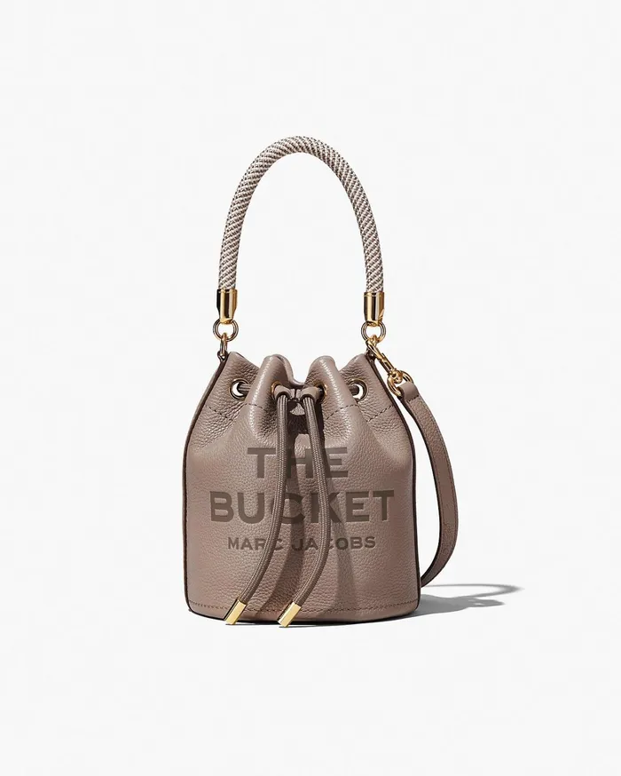Marc Jacobs Bucket Bags Women The Leather Bucket Bag Cement