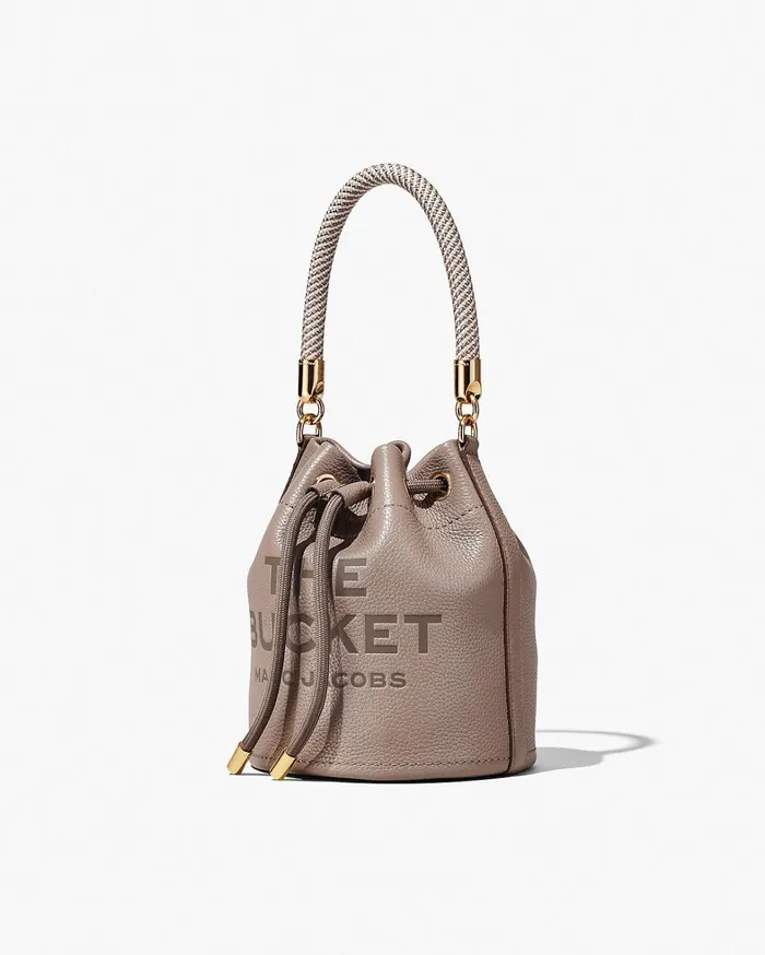 Marc Jacobs Bucket Bags Women The Leather Bucket Bag Cement