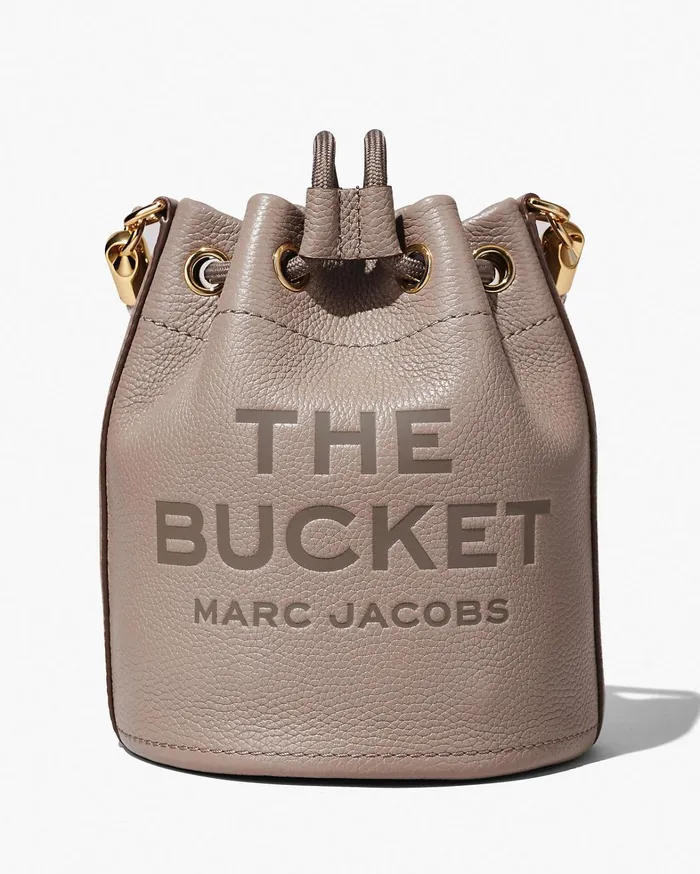 Marc Jacobs Bucket Bags Women The Leather Bucket Bag Cement