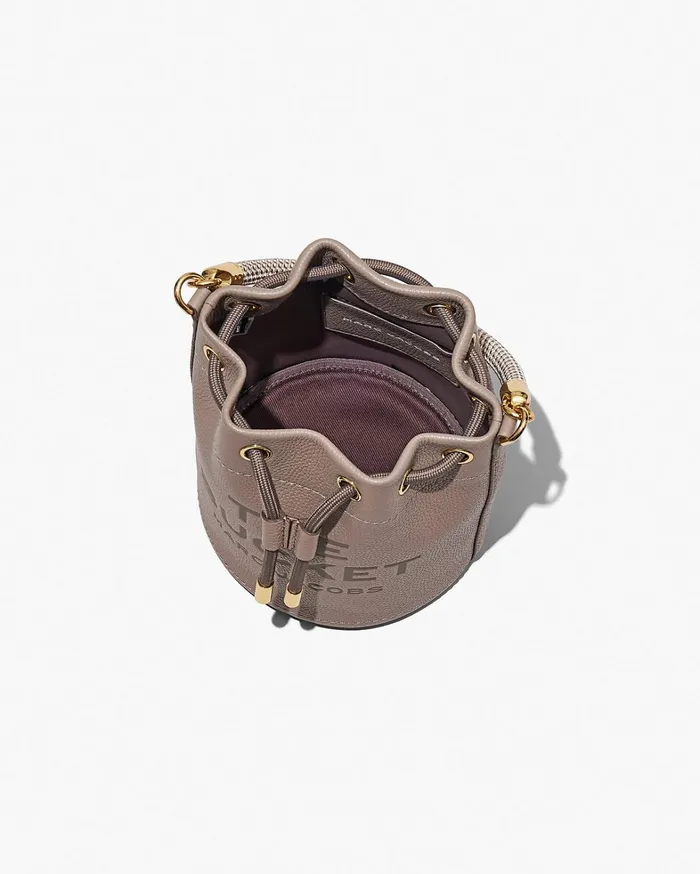 Marc Jacobs Bucket Bags Women The Leather Bucket Bag Cement