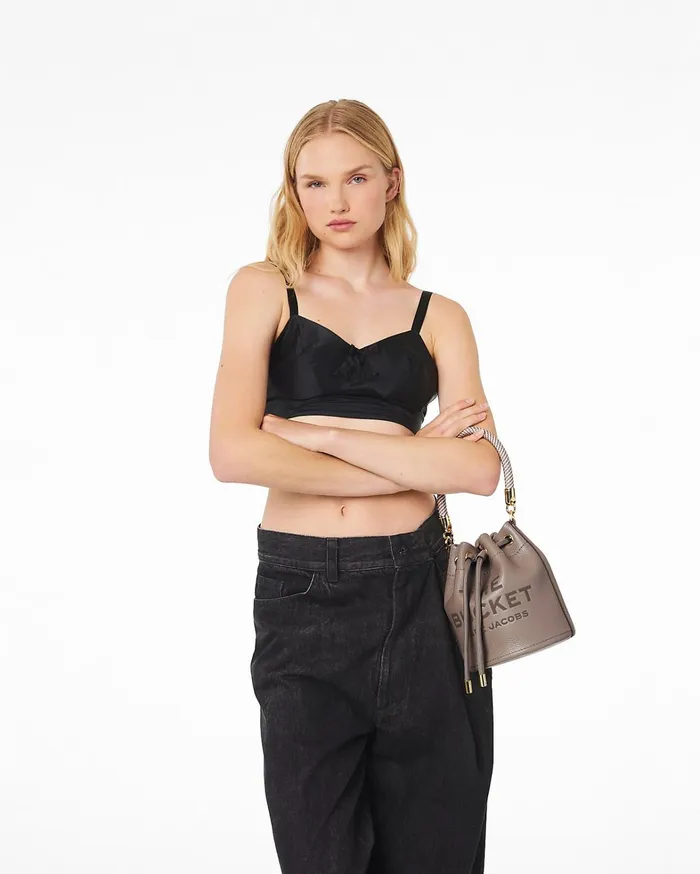 Marc Jacobs Bucket Bags Women The Leather Bucket Bag Cement