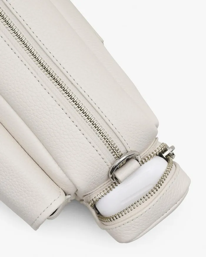 Marc Jacobs Crossbody Bags Women The Leather Cargo Bag Cottonsilver