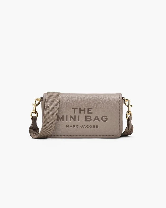 Marc Jacobs Crossbody Bags Women The Leather Mini Bag Cement