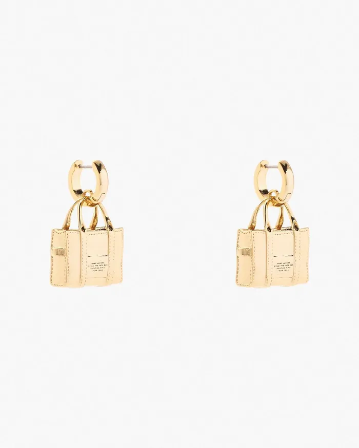 Marc Jacobs Earrings Women The Tote Bag Earrings Light Antique Gold