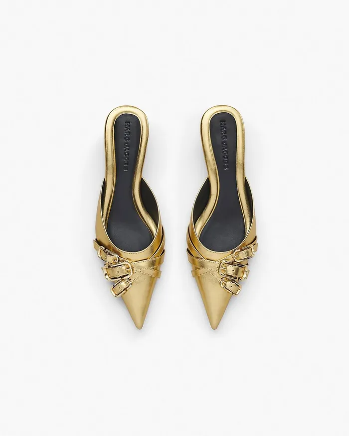 Marc Jacobs Heels Women The Emma Kitten Heel Shiny Gold
