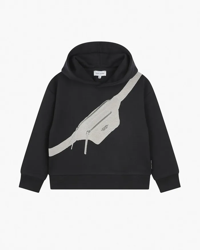 Marc Jacobs Kids The Belt Bag Hoodie Black
