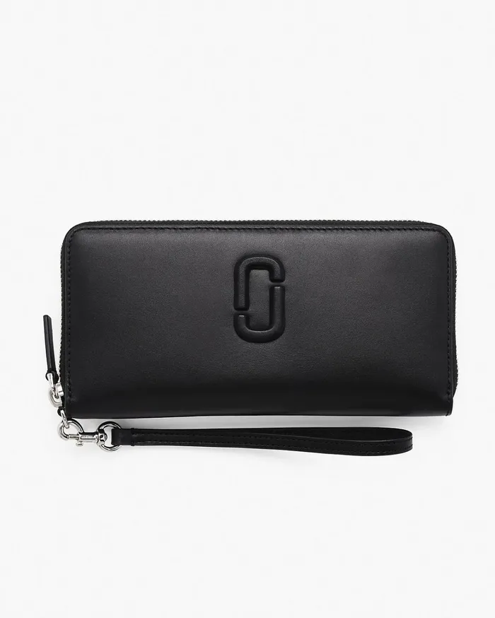 Marc Jacobs Large Wallets Women The Covered J Marc Continental Wallet Black