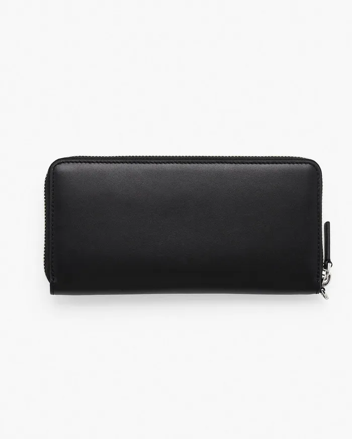 Marc Jacobs Large Wallets Women The Covered J Marc Continental Wallet Black