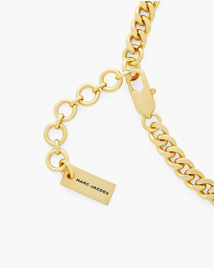 Marc Jacobs Necklaces Women The Mini Icon Charm Necklace Light Antique Gold
