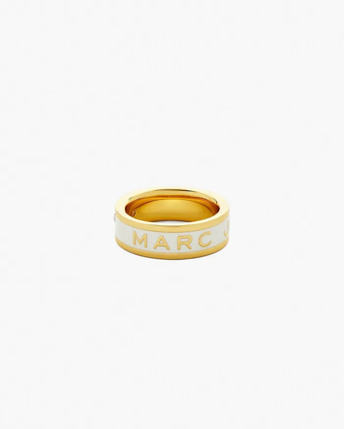 Marc Jacobs Rings Women Enamel Ring Goldcream