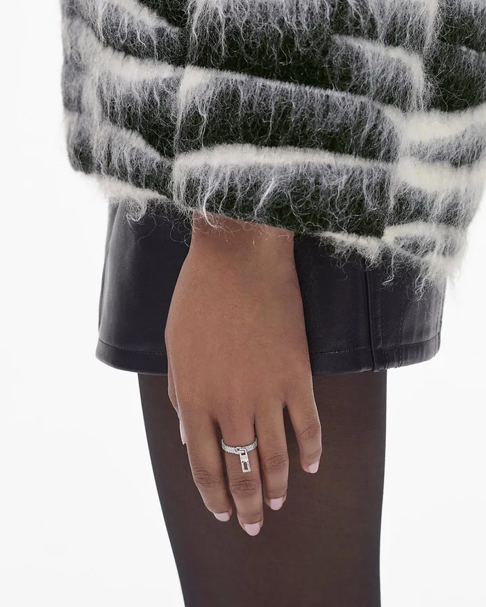 Marc Jacobs Rings Women J Marc Zipper Ring Silver