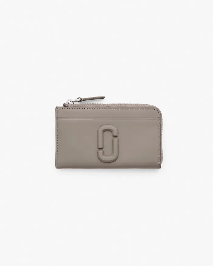 Marc Jacobs Small Wallets Women The Covered J Marc Top Zip Multi Wallet Cement
