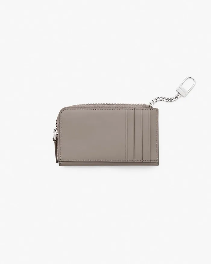 Marc Jacobs Small Wallets Women The Covered J Marc Top Zip Multi Wallet Cement