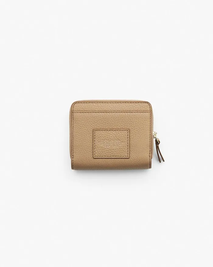 Marc Jacobs Small Wallets Women The Leather Mini Compact Wallet Camel